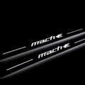 Mustang Mach-E 2020+ LED Door Sills Illuminated Scuff Mach-E Logo Stainless Steel Entry Guards Door Sills Decoin