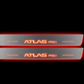 Geely Atlas Pro 2022+ LED Door Sills Illuminated Scuff Atlas Pro Logo Stainless Steel Entry Guards Door Sills Decoin