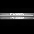 Illuminated LED Door Sill Tread Plates Tesla Model S 2012+ With P100D Logo