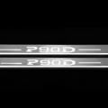 Illuminated LED Door Sill Tread Plates Tesla Model S 2012+ With P90D Logo