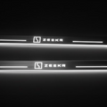 Zeekr 7X LED Door Sills Illuminated Scuff Zeekr (type 1) Logo Stainless Steel Entry Guards Door Sills Decoin