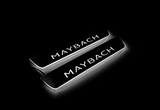Mercedes-Benz S-Class W223 2021+ Stainless Steel LED Door Sills – Maybach Logo | Mercedes-Benz S-Class W223 2021+