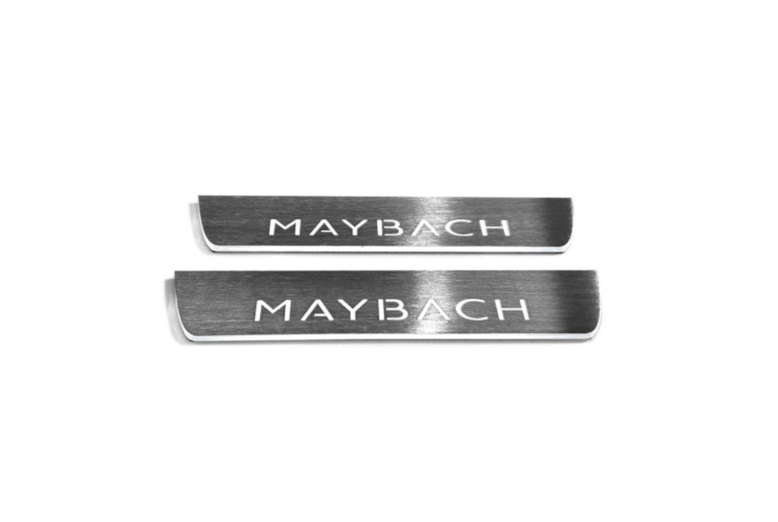Illuminated LED Door Sills – Tread Plates Mercedes S-Class W222 2013-2020 With Maybach Logo LED Illuminated Mercedes Led Door Sills opdesign