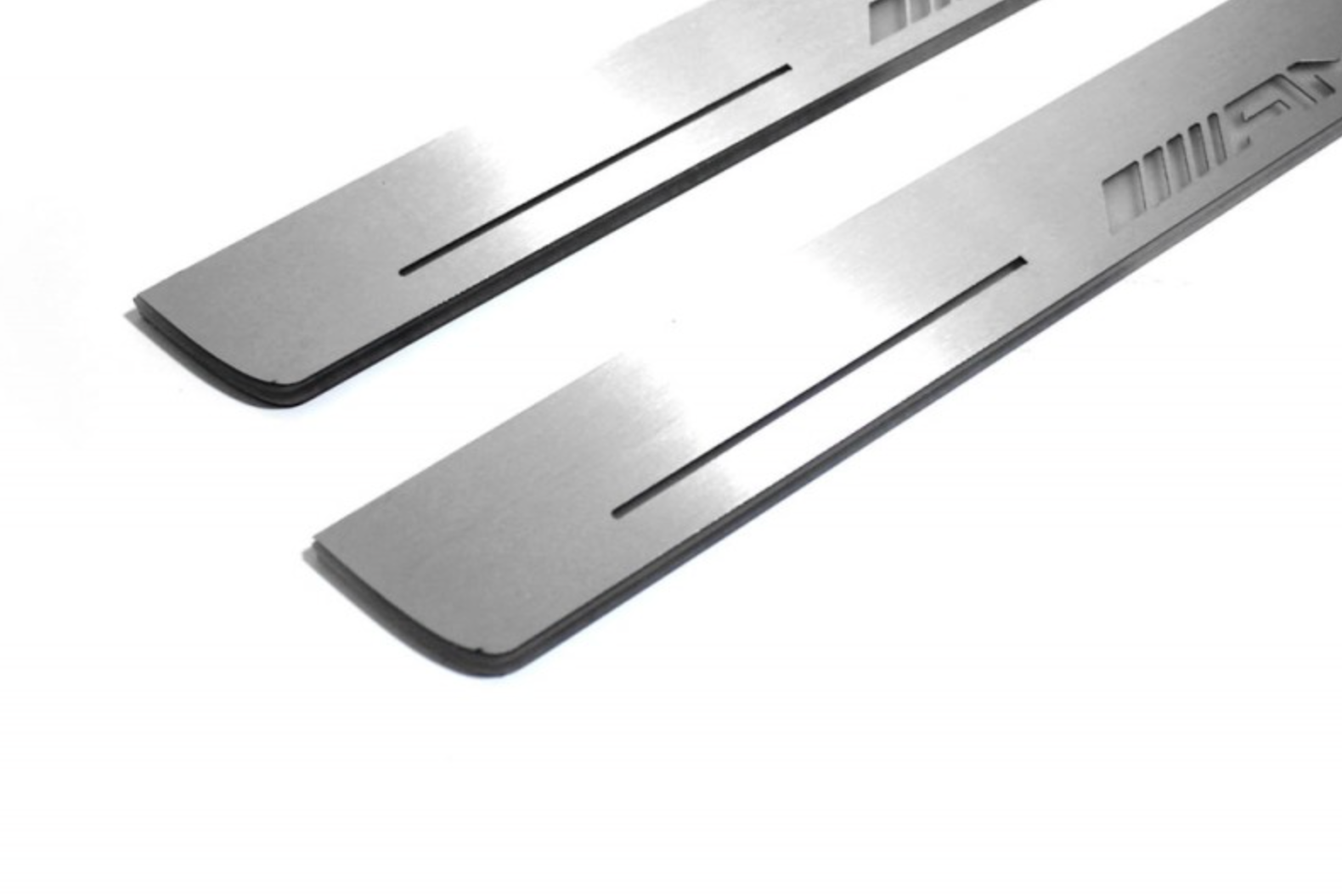 Mercedes G-Class W463a 2018-2024 Illuminated LED Door Sill Tread Plates With AMG Logo Door Sills Decoin