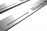 Mercedes G-Class W465 2024+ LED door sill plates stainless steel with Mercedes-Benz logo