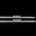Mercedes G-Class W463a 2018-2024 Illuminated LED Door Sill Tread Plates With Brabus Logo Door Sills opdesign