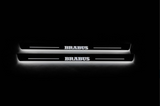 Mercedes G-Class W465 2024+ LED door sill plates stainless steel with Brabus logo