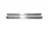 Mercedes G-Class W465 2024+ entry guards in stainless steel with Brabus logo
