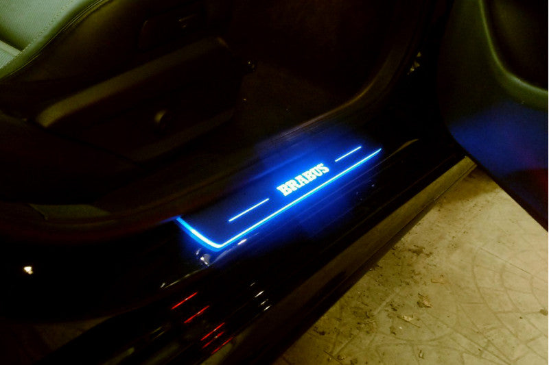 Mercedes-Benz E W213 2016+ Stainless Steel LED Door Sills – Brabus