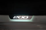 Chrysler 200 II 2015+ LED door sill plates stainless steel with 200 logo