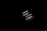 Lexus RX II XU30 2003+ entry guards in stainless steel with Lexus logo