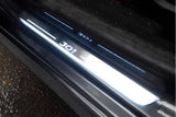 Peugeot 301 2012+ stainless steel LED door sill plates with 301 logo