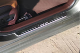 Lexus ES VII 2018+ LED door sill plates stainless steel with Lexus logo