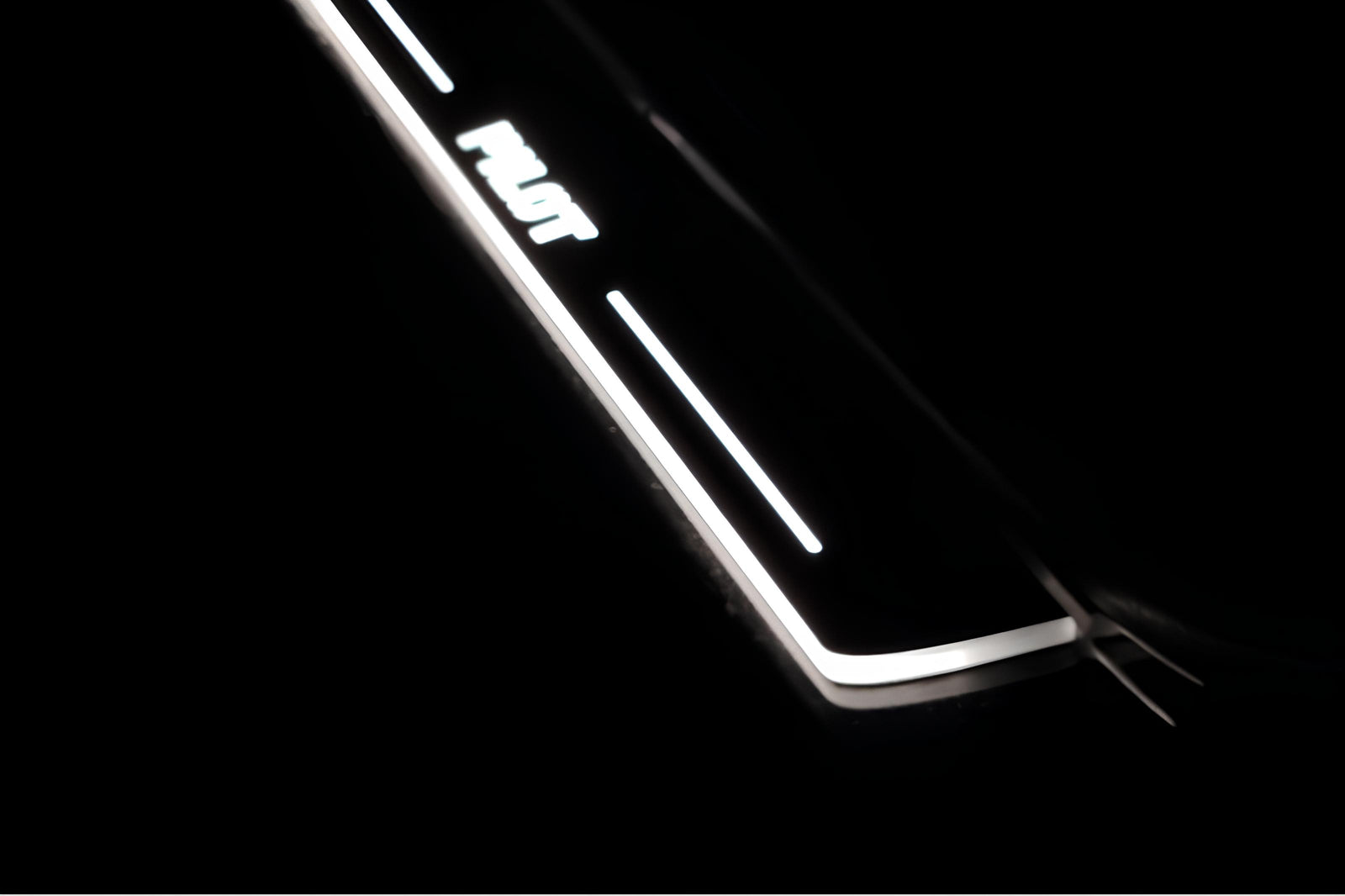 Honda Pilot II 2008+ LED door sill plates with Pilot logo
