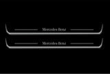 Mercedes E (C207) Coupe W212 Stainless LED Door Sills – Mercedes Logo