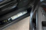 Acura TLX II 2020+ stainless steel LED door sill plates with Acura logo