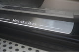 stainless steel LED door sill plates with Mercedes GL X164 2006+ with Mercedes-Benz logo