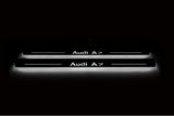 LED door sill plates for Audi A7 C7 2010+ stainless steel with Audi A7 logo