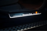 stainless steel door sill plates for Mercedes GL X164 2006+ with Mercedes-Benz logo