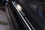 LED door sill plates stainless steel Infiniti G 4D 2007+ with Infiniti logo