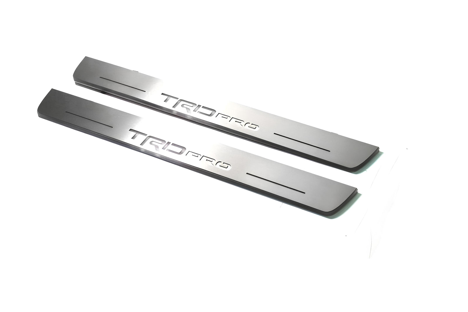 stainless steel door sill plates for Toyota Tacoma III 2016+ with TRD pro logo