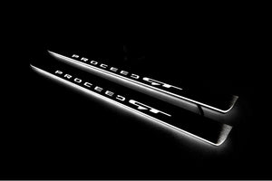 KIA ProCeed III 2018+ LED Door Sills Illuminated Scuff Proceed GT Logo Stainless Steel Entry Guards Door Sills opdesign