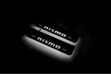 stainless steel LED door sill plates for Nissan Patrol Y62 2010+ with NISMO logo