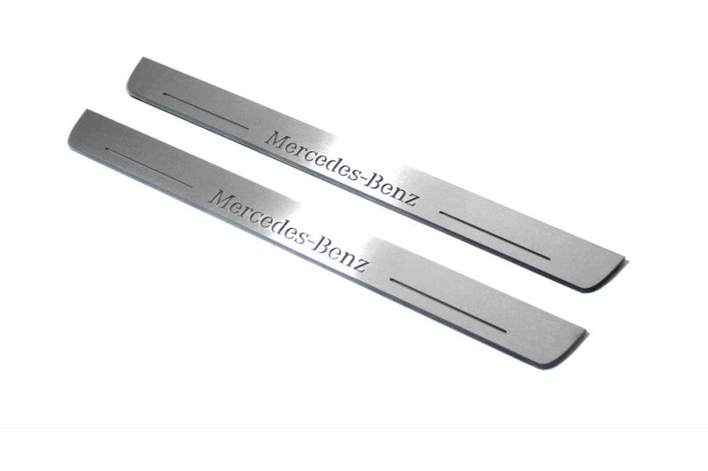 Mercedes-Benz GLE I W166 2015-2019 Stainless Steel LED Door Sills – Mercedes-Benz