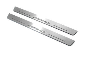 Mercedes-Benz S-Class W222 2013+ Stainless Steel LED Door Sills – AMG