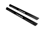 BMW X5 E70 E70 2006+ stainless steel LED door sill plates with HAMANN logo