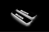stainless steel door sill plates for Mercedes ML W166 2011+ with Brabus logo
