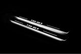 stainless steel illuminated door sill protectors for RAM 2500 V 2019+ with Illuminated RHO logo