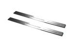 Hummer H2 2002+ stainless steel LED door sill plates with Hummer logo