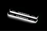 GMC Terrain II C1 2018+ LED door sill plates with Terrain logo