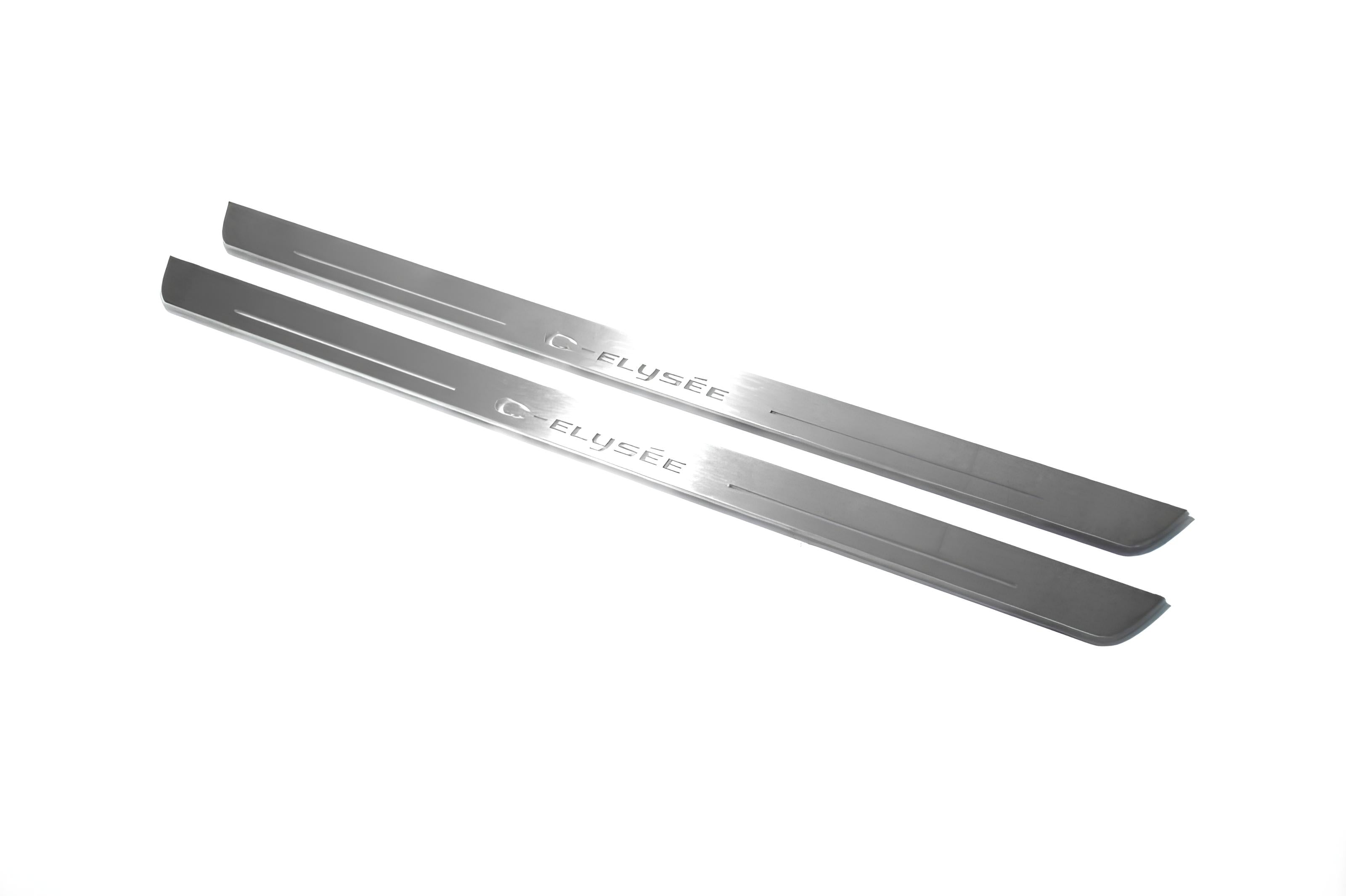 Illuminated LED Door Sill Tread Plates Citroen C-Elysee 2012+ With C-Elysee Logo Citroen Led Door Sills opdesign