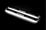 stainless steel door sill plates for BMW X5 E70 2006+ with HAMANN logo