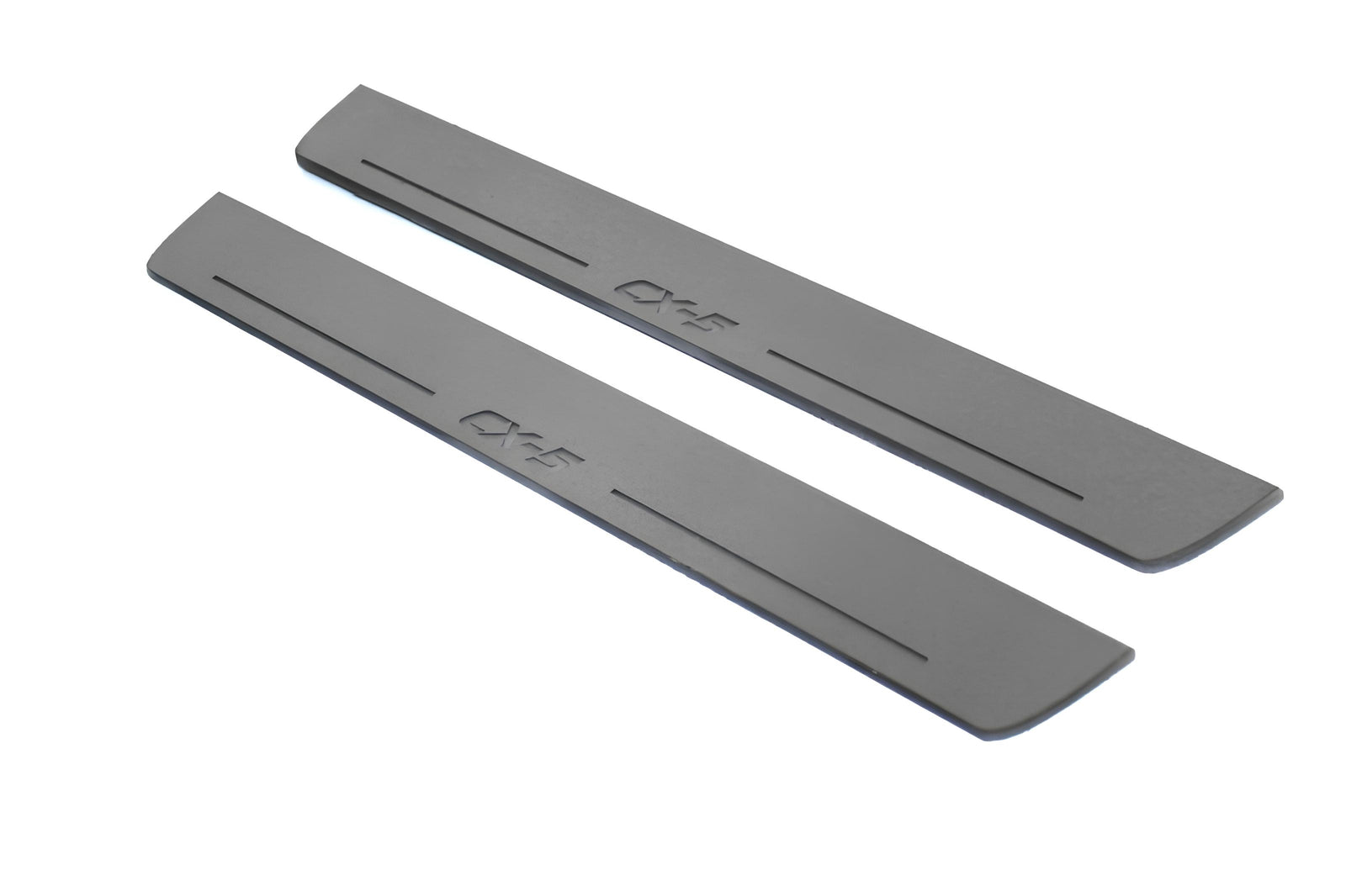 LED door sill plates stainless steel Mazda CX-5 I 2012+ with CX-5 logo