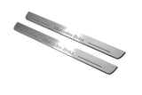 Mercedes GLS II X167 2019+ stainless steel LED door sill plates with Mercedes-Benz logo