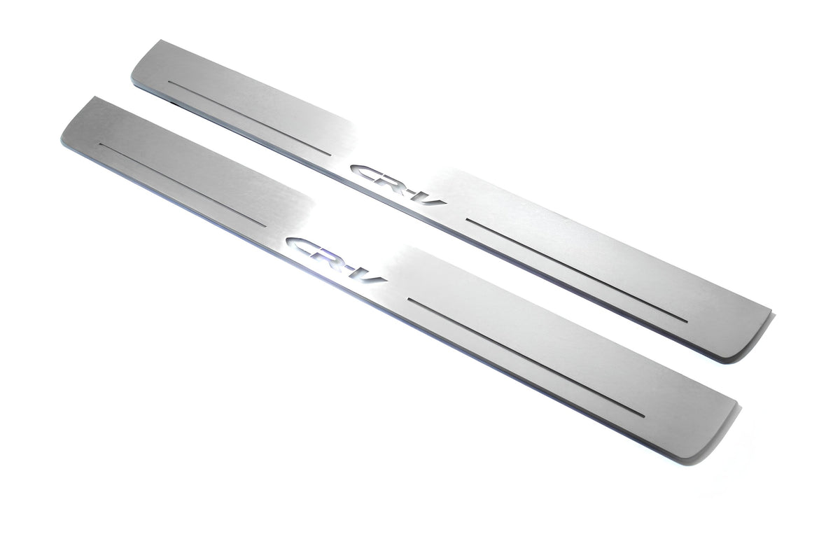 LED door sill plates for Honda CR-V III 2007+ with CR-V logo