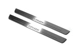 LED door sill plates Chevrolet Cruze I 2008+ stainless steel with Cruze logo