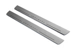 LED door sill plates Infiniti G coupe 2008+ stainless steel with Infiniti logo