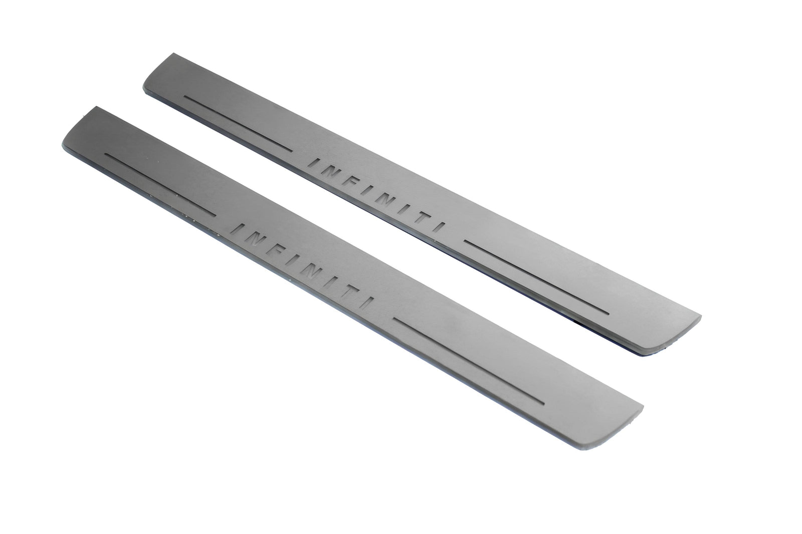 LED door sill plates Infiniti G coupe 2008+ stainless steel with Infiniti logo