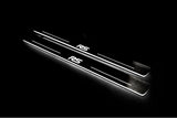 Ford Focus III 2011+ stainless steel illuminated entry guards with RS logo