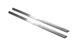 RAM 1500 IV 2009+ illuminated entry guards in stainless steel with Illuminated RAM 1500 logo