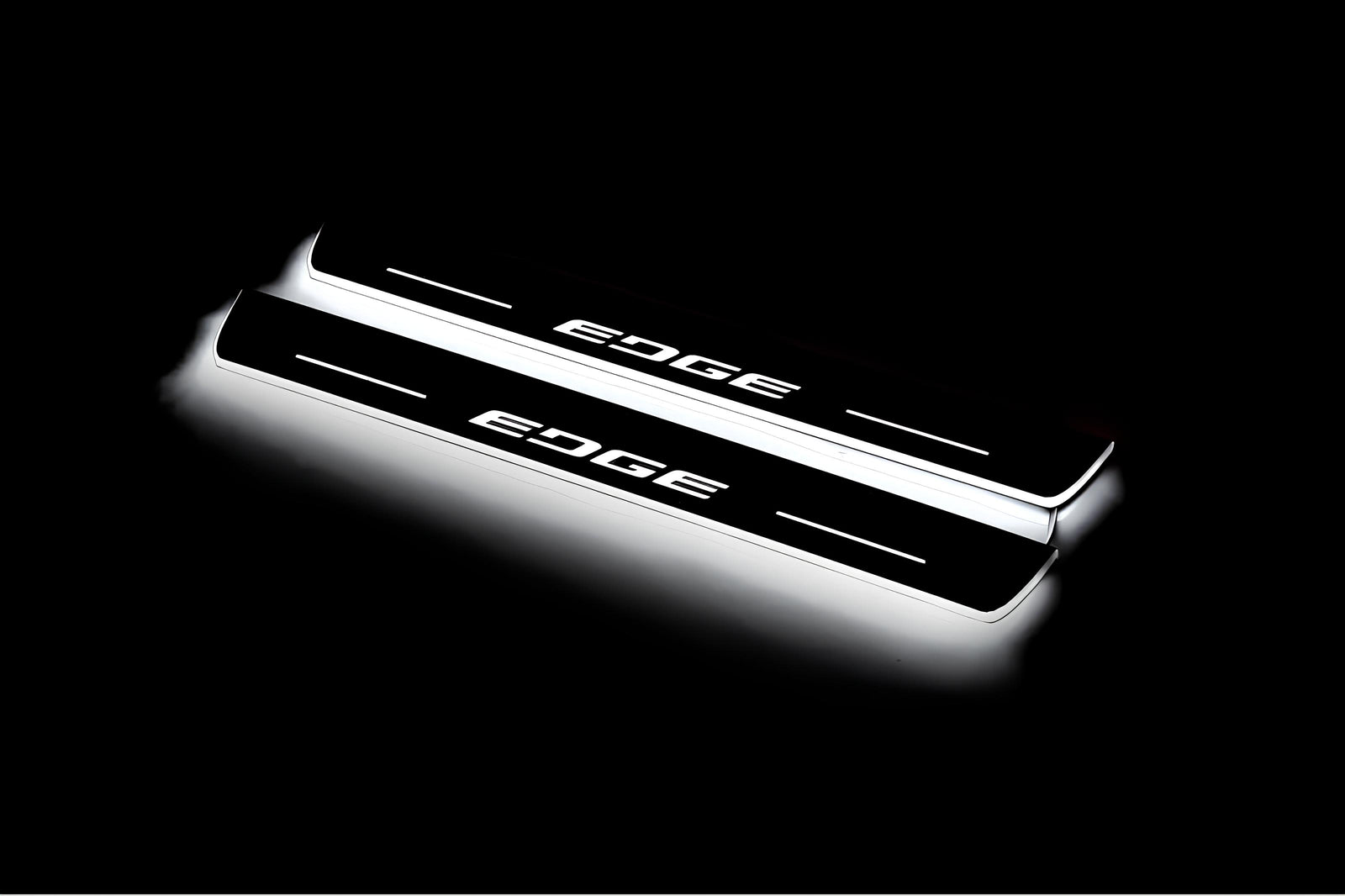 LED door sill plates for Ford Edge II 2015+ with Edge logo