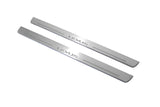 Lexus ES VI XV60 2012+ entry guards in stainless steel with Lexus logo
