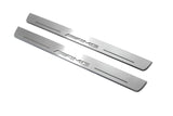 LED door sill plates Mercedes A W177 2018+ in stainless steel with AMG logo