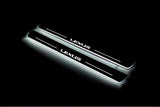 Lexus NX I 2014+ LED door sill plates stainless steel with Lexus logo
