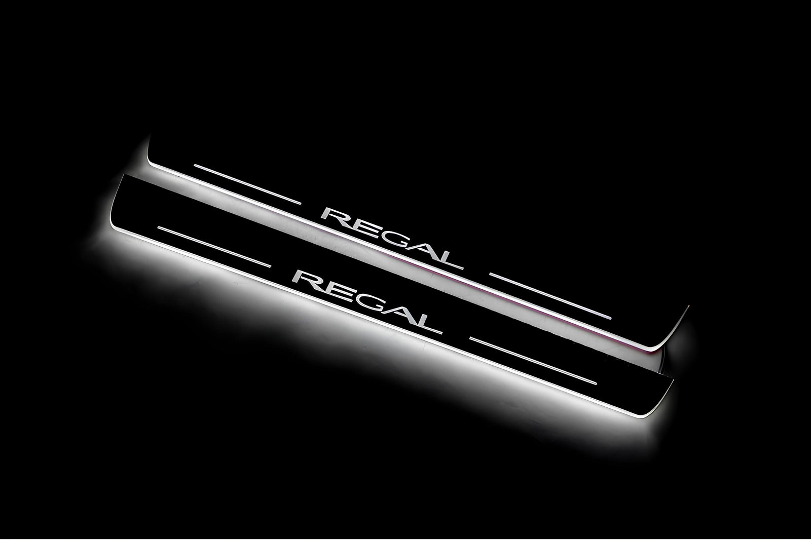 LED door sill plates for Buick Regal V 2008+ with Regal logo