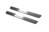 Toyota Rav4 IV XA40 2013+ stainless steel LED door sill plates with Rav4 logo